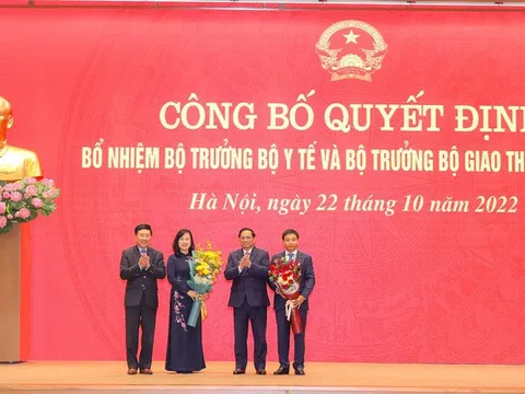 Thủ tướng Phạm Minh Chính trao Quyết định bổ nhiệm hai Bộ trưởng