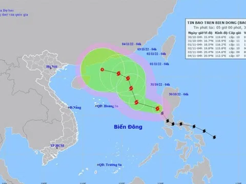 Bão Nalgae vào Biển Đông, trở thành bão số 7