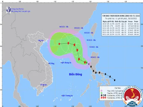 Ban chỉ huy PCTT - TKCN và PTDS tỉnh Nghệ An ban hành công điện ứng phó với bão số 7 (NALGAE)