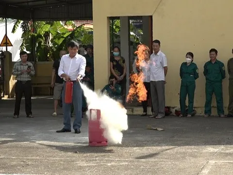 Nghi Lộc tổng rà soát, kiểm tra an toàn phòng cháy, chữa cháy và cứu nạn cứu hộ