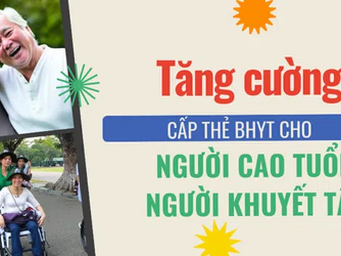 Nghệ An: Tăng cường cấp thẻ bảo hiểm y tế đối với người cao tuổi, người khuyết tật