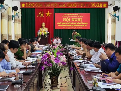 Cửa Lò đánh giá kết quả triển khai thực hiện Đề án 06 của Chính phủ