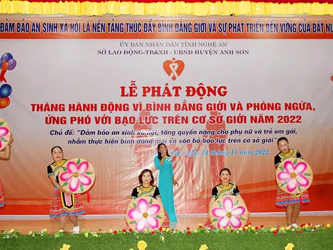 Nghệ An: Lễ phát động Tháng hành động vì bình đẳng giới và phòng ngừa, ứng phó với bạo lực trên cơ sở giới năm 2022