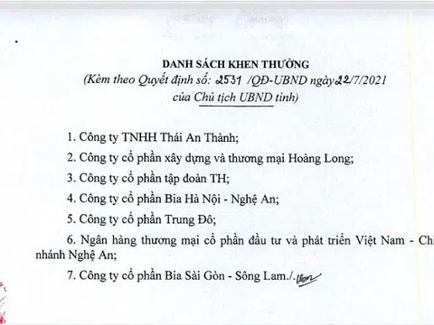 Nghệ An: Kê khai gian dối, truy thu hơn 1 tỷ đồng, doanh nghiệp vẫn được khen thưởng về nộp thuế