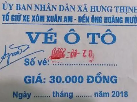 Nghệ An: Bất cập trong việc thu phí gửi xe ở đền ông Hoàng Mười