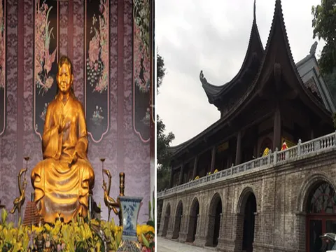 Điều ít biết về ngôi đền thờ vợ đại gia Xuân Trường trong quần thể chùa Tam Chúc