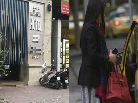 Thấy chồng vào nhà nghỉ, vợ lấy chìa khóa đưa cho con: "Bố con ở phòng 202 đấy, con vào chơi với bố nhé"