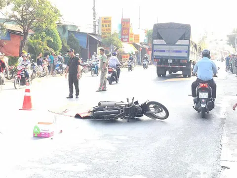 Xe tải cán c.hết người đàn ông trên đường đi mua đồ ăn sáng