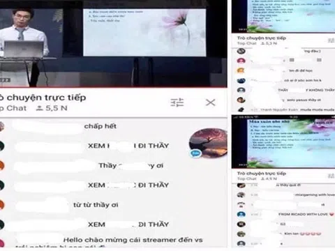 Nhiều học sinh bình luận t-ục t-ĩu dưới các bài giảng online, Đài truyền hình mời công an vào cuộc
