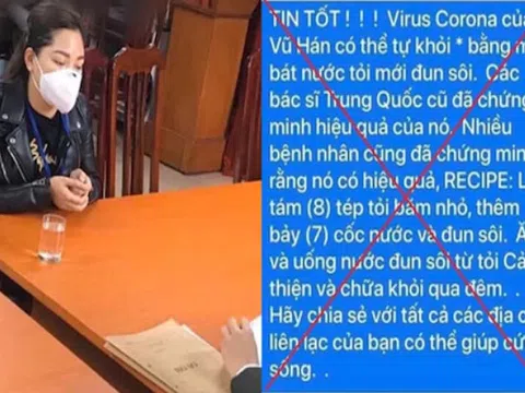 Tung tin "chữa khỏi COVID-19 bằng tỏi", người phụ nữ ở Hà Nội bị phạt 12,5 triệu đồng