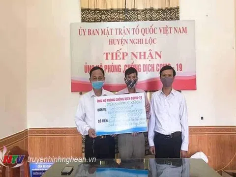 Tòa Giám mục Giáo phận Vinh và các tổ chức trực thuộc ủng hộ chính quyền trong chống Covid-19