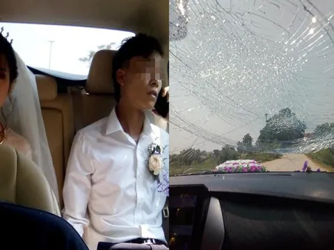 Cay cú người yêu cũ đi lấy chồng, thanh niên làng cầm gạch ném vỡ kính xe hoa