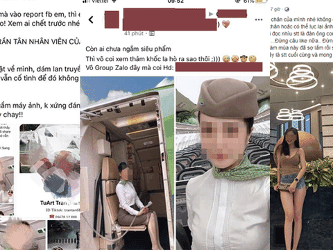 Nóng: 2 nữ tiếp viên hàng không lộ c-l.ip &quot;n-ó.n-g&quot; xôn xao CĐM