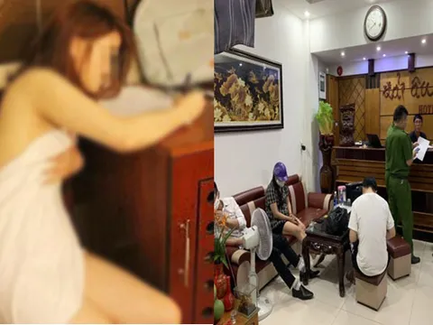 Phá tụ điểm mua bán dâm 500.000đ/lượt tại khách sạn Hải Âu