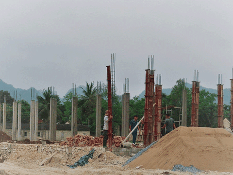 Quỳ Hợp (Nghệ An): Mỗi phòng học gần 1 tỷ có dấu hiệu thi công sai thiết kế?