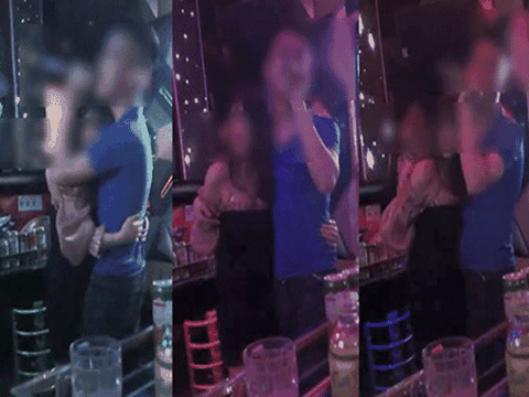 Trốn vợ đi hát karaoke, thanh niên tay thì ôm “đào” nhưng miệng vẫn hát “Vợ tuyệt vời nhất”