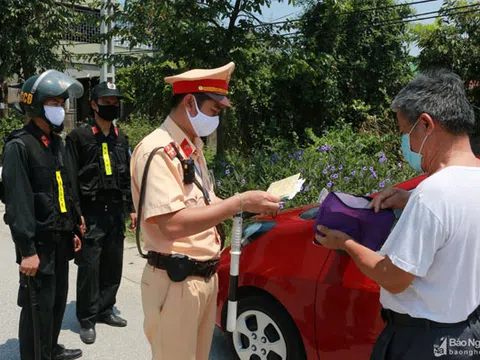 Ngày đầu tổng kiểm soát phương tiện giao thông, Nghệ An phát hiện 454 trường hợp vi phạm