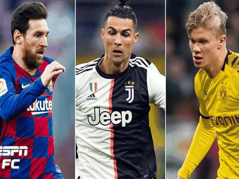 Cầu thủ trẻ Haaland ghi bàn xuất sắc hơn cả Messi và C.Ronaldo!