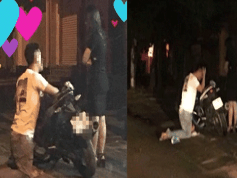 Lỡ thả tim ảnh của NYC, thanh niên quỳ xin lỗi cô gái gần 1 tiếng mong được tha thứ: Có đáng mặt đàn ông không?