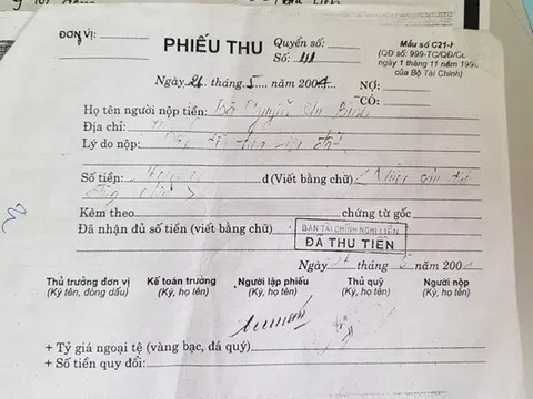 Nghệ An: Nộp 16 triệu tiền mua đất cho xã, dân "mất trắng" vì phiếu thu không dấu