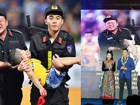 Bức ảnh chiến sĩ cơ động nén đau ngăn bé trai cắn lưỡi đạt giải ấn tượng trong “Khoảnh khắc Báo chí năm 2019”