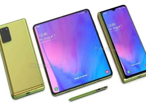 Galaxy Fold 2 sẽ có màn hình chính 7,7 inch khi mở và màn hình khi gập là 6,23 inch