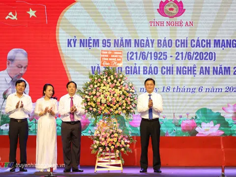 Nghệ An kỷ niệm trọng thể 95 năm Ngày Báo chí Cách mạng Việt Nam