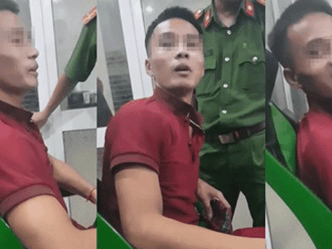Lời khai tỉnh bơ của Triệu Quân Sự vừa bị bắt tại một quán internet ở Tam Kỳ: Hehe, em nằm trên nóc nhà, tí thì bắt được