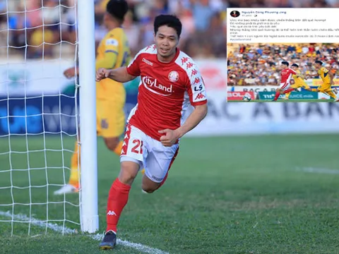 Công Phượng sút tung lưới SLNA: Thắng trên quê hương không phải ghét mà là yêu