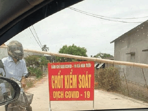 Thái Bình phong tỏa một thôn vì có ca bệnh dương tính lần 1 với COVID-19