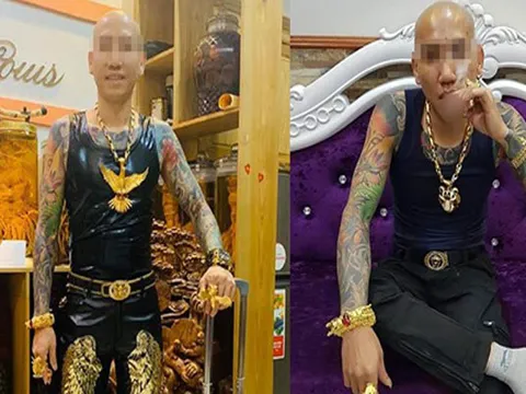 Sự thật về bộ trang sức vàng nặng trĩu của giang hồ mạng Phú Lê