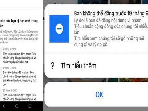 Nhiều người dùng Facebook tại Việt Nam bị khóa tài khoản không rõ lý do