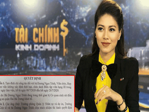 Vén màn nghi vấn BTV Ngọc Trinh của VTV bị tạm đình chỉ công tác, khởi tố vì tội cố ý gây thương tích