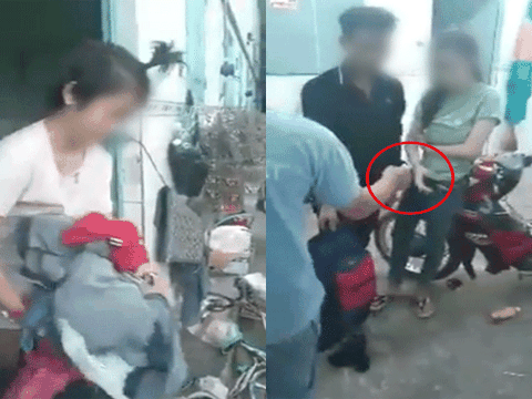 Bắt quả tang vợ đưa nhân tình về phòng trọ khi mình đi làm ca đêm, người chồng có màn đánh ghen sâu cay khiến MXH dậy sóng