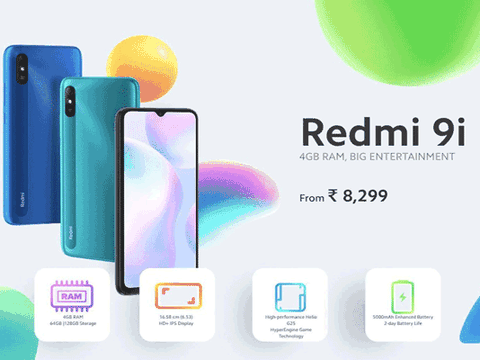 Redmi 9i ra mắt: smartphone “gaming” 113 USD, pin 5.000 mAh