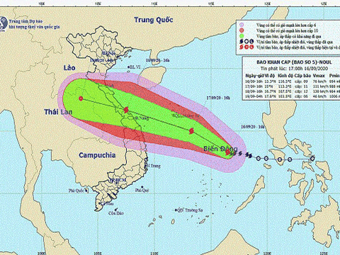 Nghệ An - Hà Tĩnh tập trung chủ động ứng phó với bão số 5