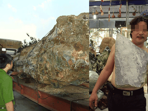 Cộng đồng mạng ngạc nhiên vì người đàn ông ở Hải Phòng "hút" đá tảng nặng cả tạ