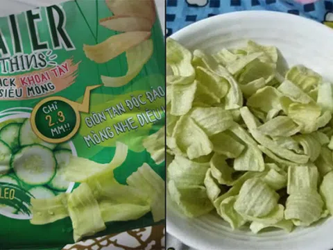 Snack khoai tây vị dưa leo đang khiến dân tình bàn tán xôn xao: kẻ khen nức nở, người lại than trời vì quá khó ăn