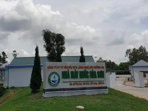 Nhà máy nước sạch Hòa Sơn, Đô Lương (Nghệ An): Vội vã cấp nước khi chưa hoàn thiện cơ sở pháp lý