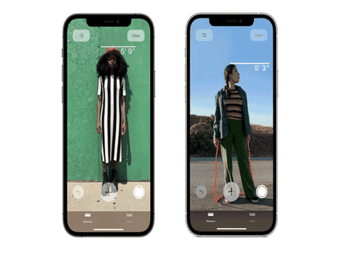 iPhone 12 Pro có tuyệt chiêu đo chiều cao con người