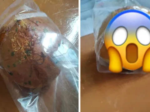 Nữ sinh hí hửng mua chiếc bánh 10 nghìn, cắn thử một miếng phát hiện sự thật "đứng tim" bên trong