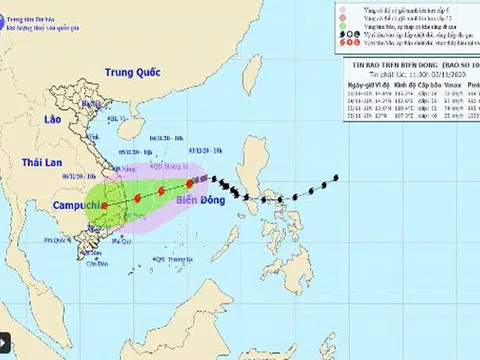 Bão số 10 bất định, rất khó dự báo, hết sức nguy hiểm