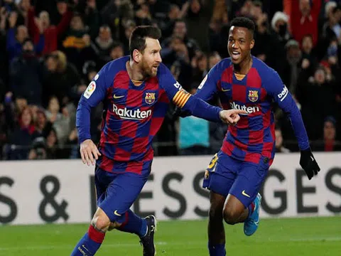 Messi ghi bàn, Barcelona giành lại ngôi đầu bảng từ Real Madrid