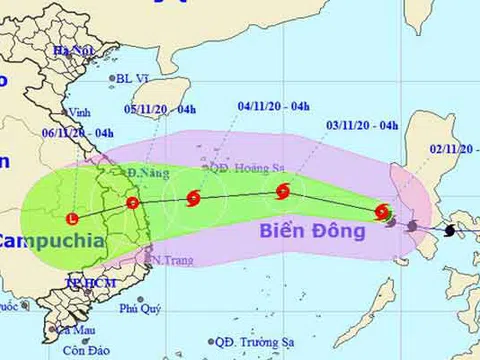 Bão số 10 gây sóng cao 6m trên biển, mưa lớn tại đất liền