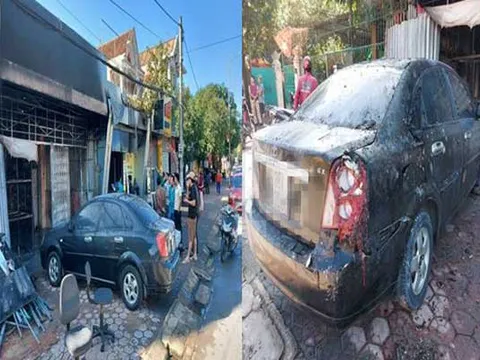 Hà Tĩnh: Cháy 2 cửa hàng kinh doanh trong đêm