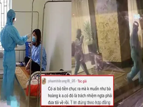 Chi 25 triệu về nước cách ly nhưng than thở "không có ai phục vụ", gái xinh bị chỉ trích dữ dội nhưng vẫn gân cổ cãi cùn