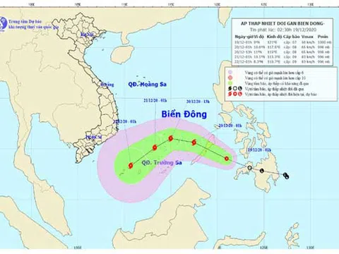 Biển Đông dự báo sắp đón cơn bão mới, gió giật cấp 10