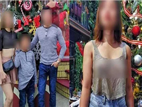 Cô gái thoải mái "thả rông" thản nhiên dạo phố cùng trẻ nhỏ khiến dân tình "nóng mặt"