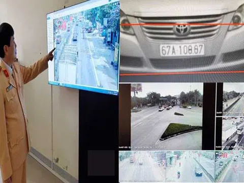 Nghệ An: Tài xế gian dối, sửa biển số ô tô lừa camera giám sát phạt nguội